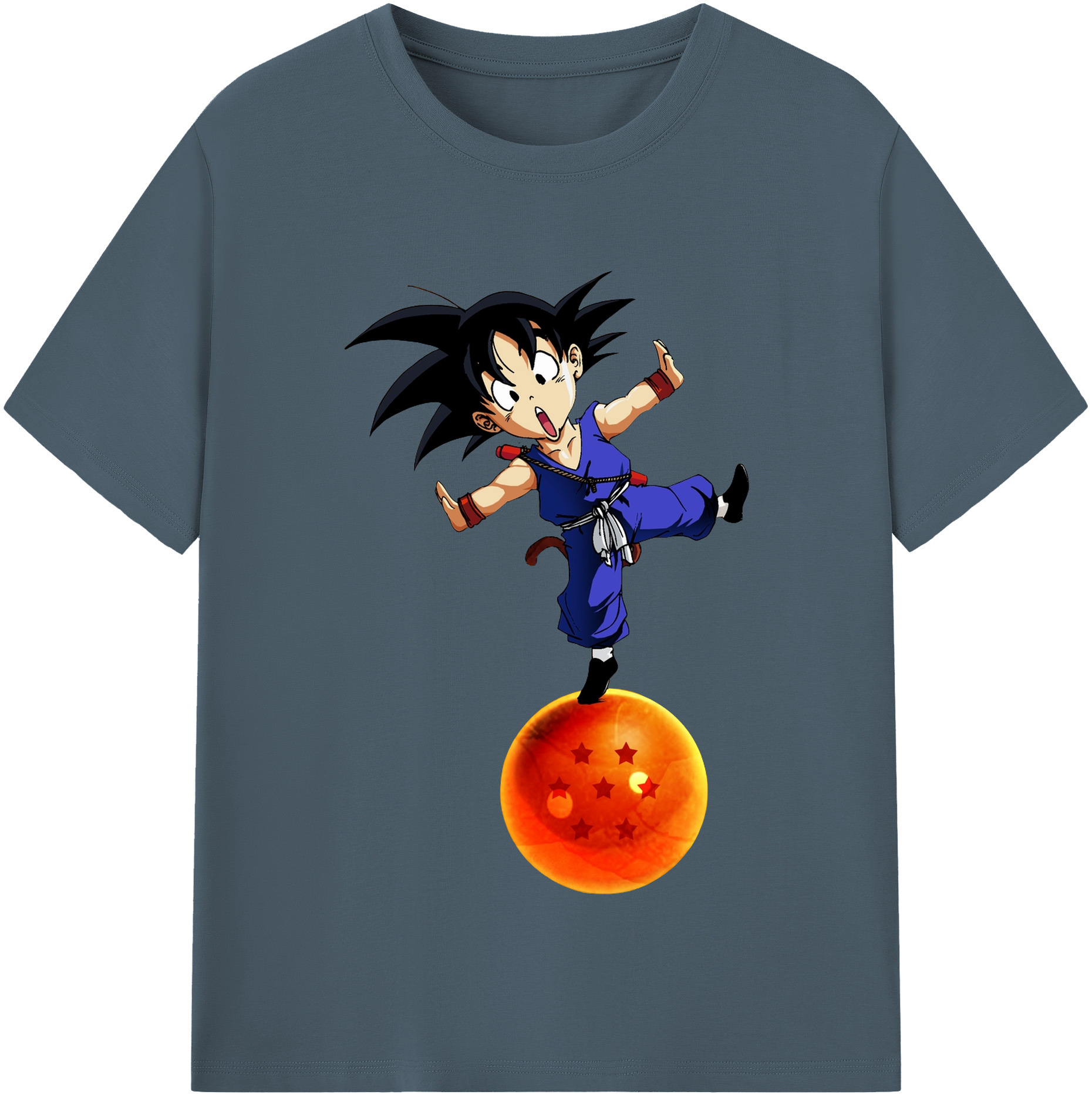 （画像用） ドラゴンボール 孫悟空（そん ごくう）Son Goku カカロット DRAGON BALL Kakarotto 綿100％半袖Tシャツ（フロントプリント）